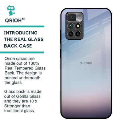 Light Sky Texture Glass Case for Redmi 10 Prime