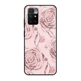 Shimmer Roses Redmi 10 Prime Glass Cases & Covers Online