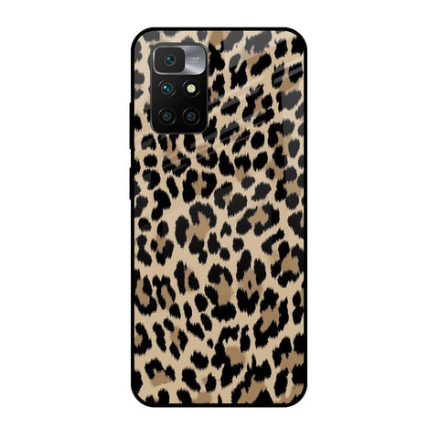 Leopard Seamless Redmi 10 Prime Glass Cases & Covers Online