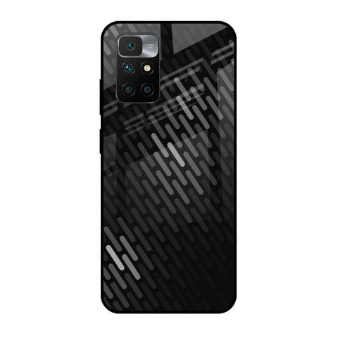 Dark Abstract Pattern Redmi 10 Prime Glass Cases & Covers Online