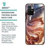 Exceptional Texture Glass Case for Redmi 10 Prime