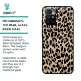 Leopard Seamless Glass Case For Redmi 10 Prime