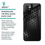 Dark Abstract Pattern Glass Case For Redmi 10 Prime