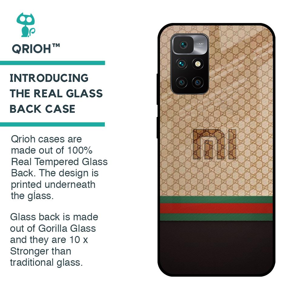 High End Fashion Glass case for Redmi 10 Prime