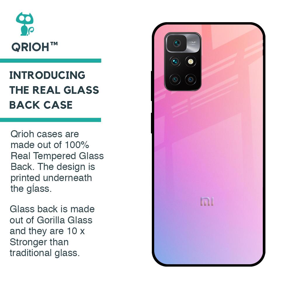Dusky Iris Glass case for Redmi 10 Prime