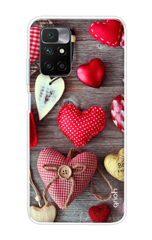 Valentine Hearts Redmi 10 Prime Back Cover