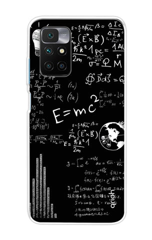 Equation Doodle Redmi 10 Prime Back Cover