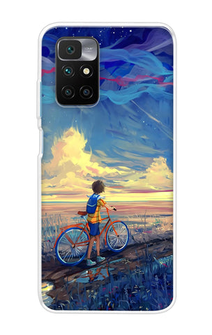 Riding Bicycle to Dreamland Redmi 10 Prime Back Cover