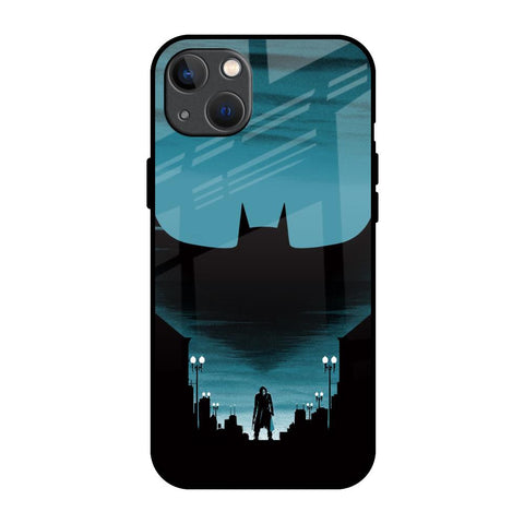 Cyan Bat iPhone 13 Glass Back Cover Online