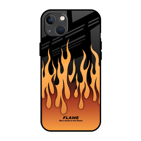 Fire Flame iPhone 13 Glass Back Cover Online