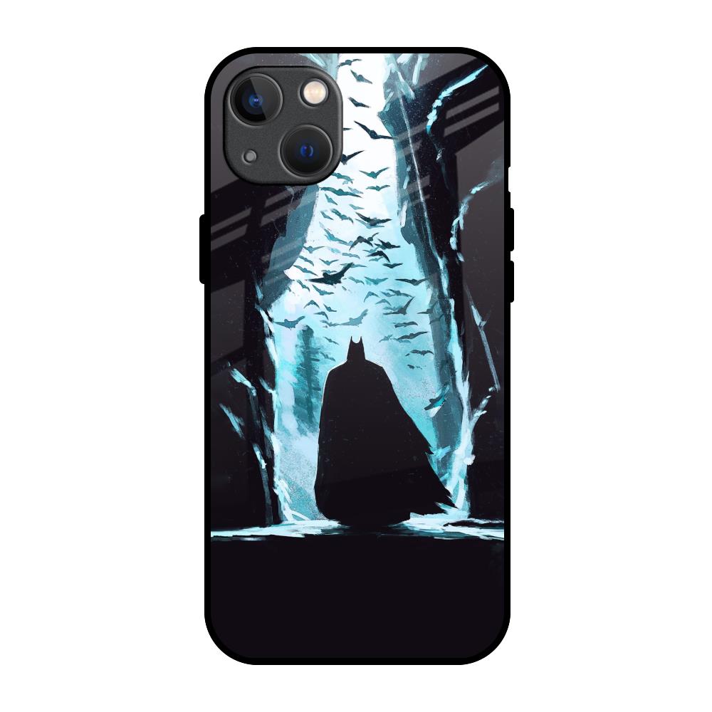 Dark Man In Cave iPhone 13 Glass Back Cover Online