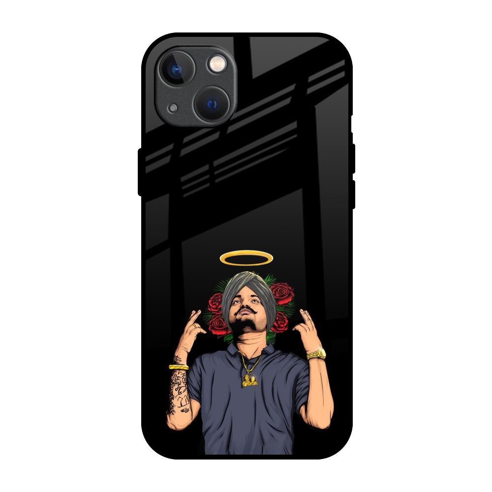 Punjabi Singer Poster iPhone 13 Glass Back Cover Online