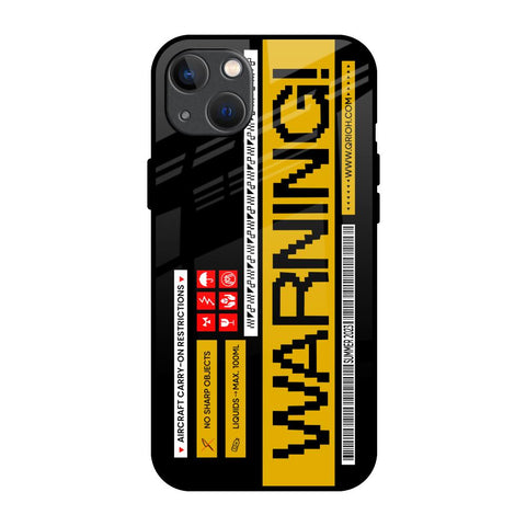 Aircraft Warning iPhone 13 Glass Back Cover Online