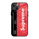Supreme Ticket iPhone 13 Glass Back Cover Online