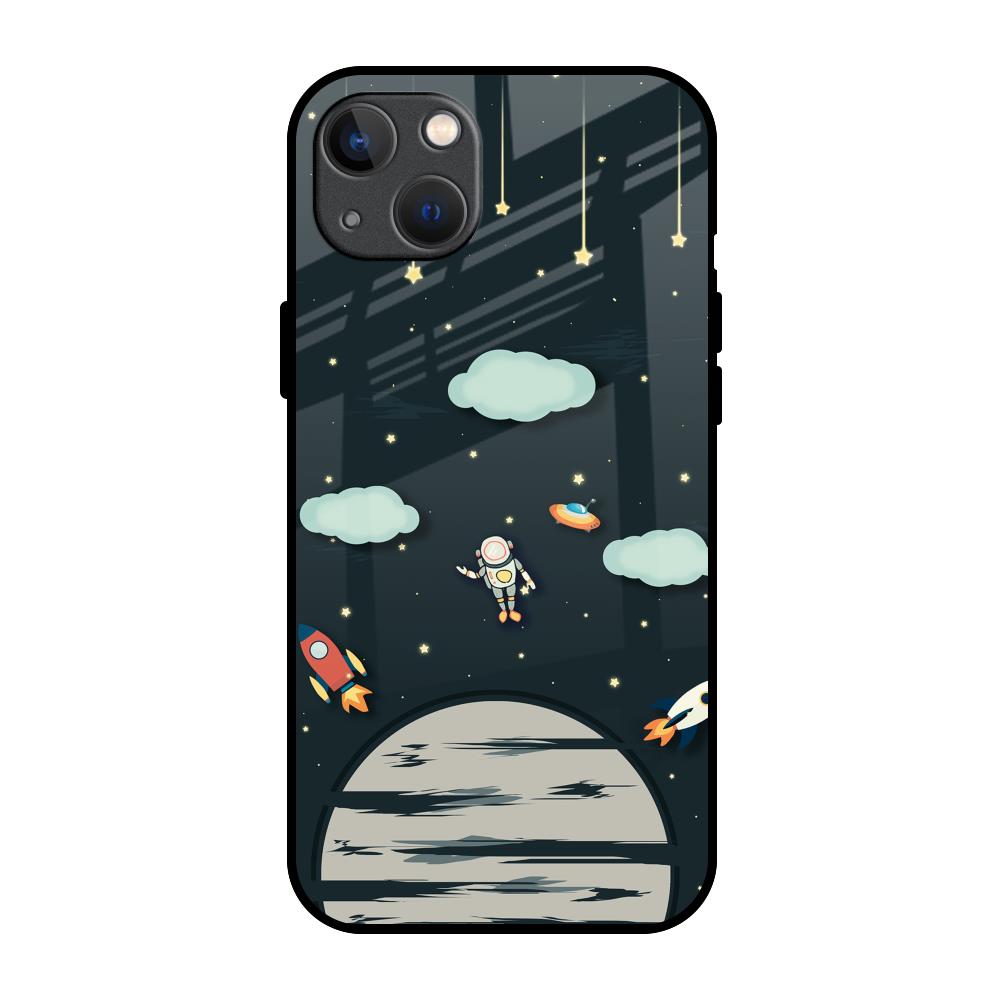 Astronaut Dream iPhone 13 Glass Back Cover Online