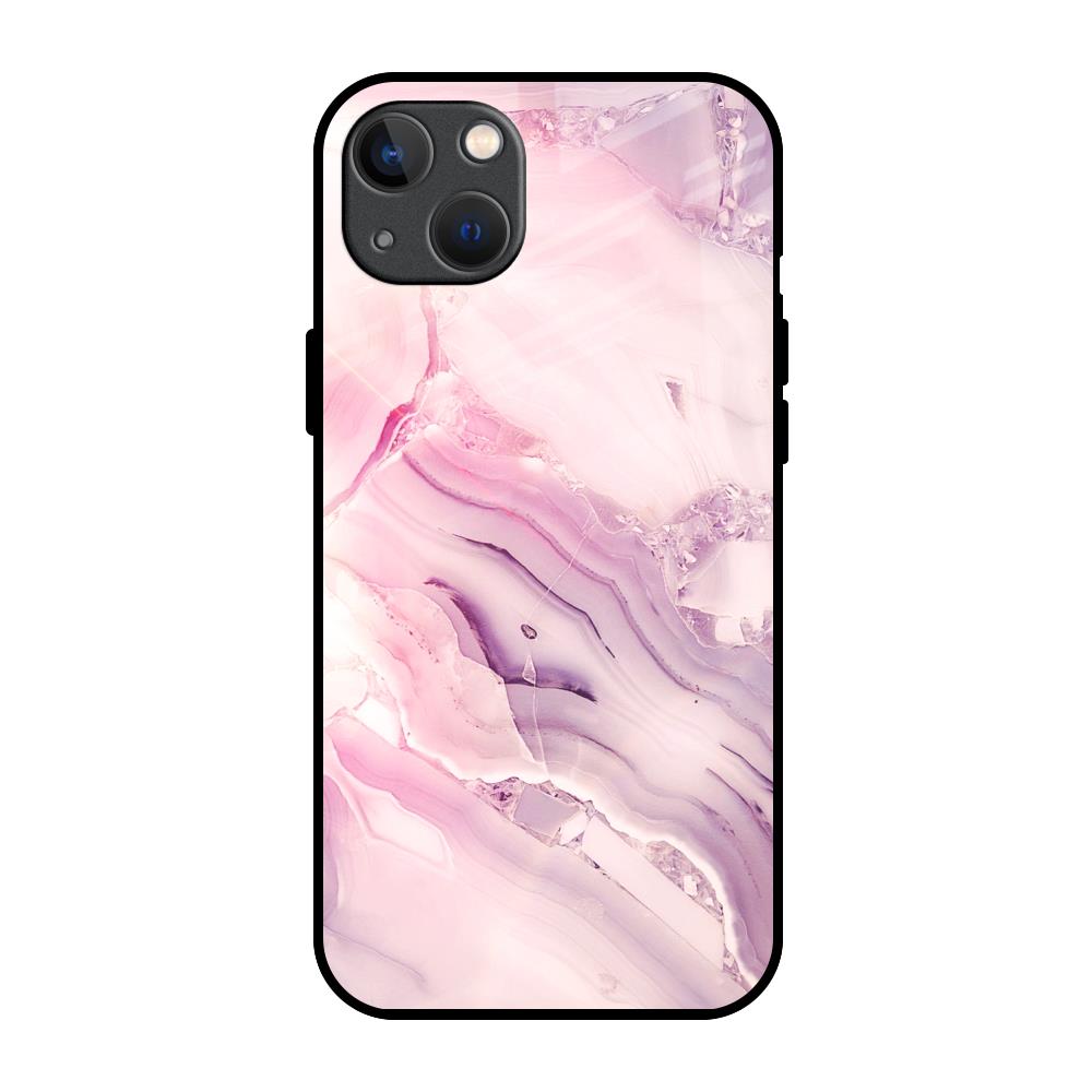 Diamond Pink Gradient iPhone 13 Glass Back Cover Online