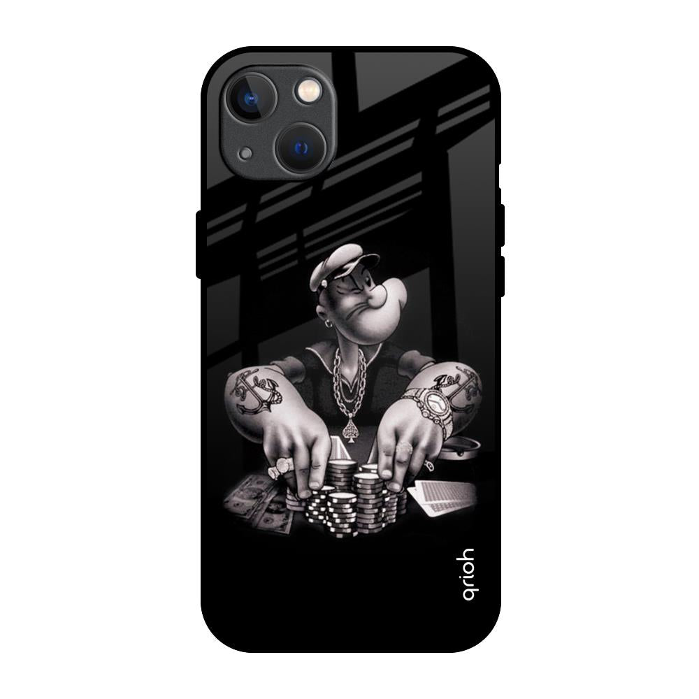 Gambling Problem iPhone 13 Glass Back Cover Online