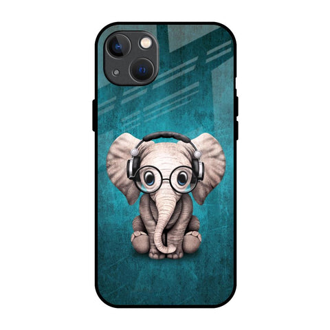Adorable Baby Elephant iPhone 13 Glass Back Cover Online