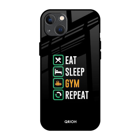Daily Routine iPhone 13 Glass Back Cover Online