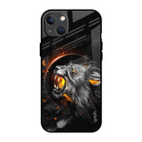 Aggressive Lion iPhone 13 Glass Back Cover Online