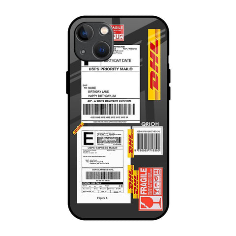 Cool Barcode Label iPhone 13 Glass Back Cover Online