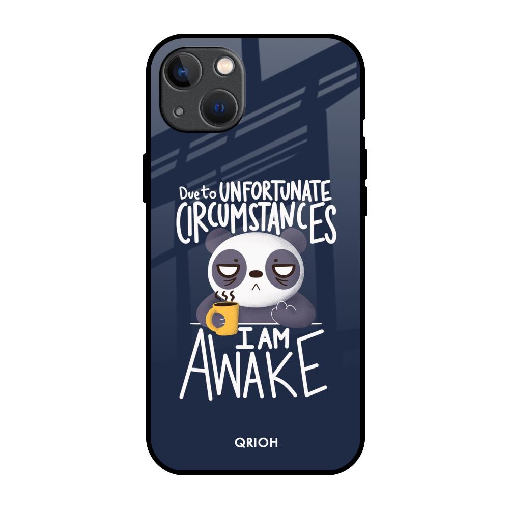 Struggling Panda iPhone 13 Glass Back Cover Online