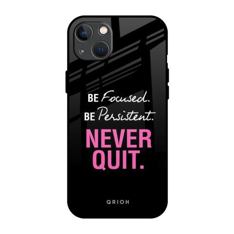 Be Focused iPhone 13 Glass Back Cover Online
