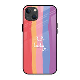 Lucky Abstract iPhone 13 Glass Back Cover Online