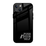 Push Your Self iPhone 13 Glass Back Cover Online