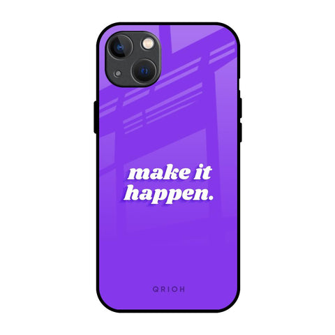 Make it Happen iPhone 13 Glass Back Cover Online