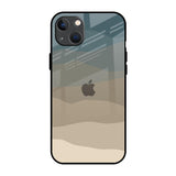 Abstract Mountain Pattern iPhone 13 Glass Back Cover Online