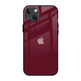 Classic Burgundy iPhone 13 Glass Back Cover Online