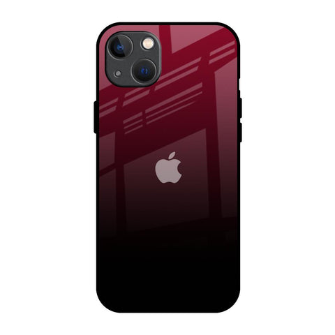 Wine Red iPhone 13 Glass Back Cover Online