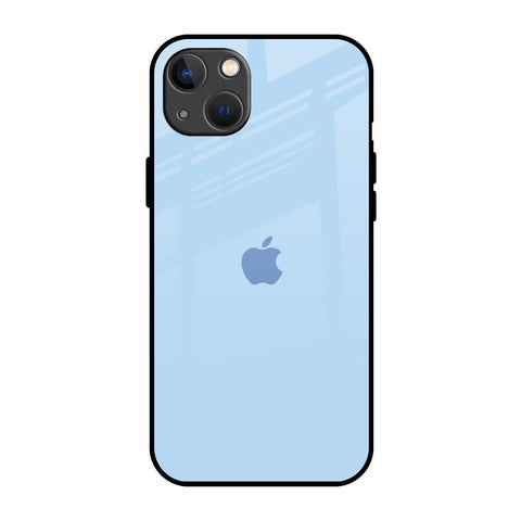 Pastel Sky Blue iPhone 13 Glass Back Cover Online