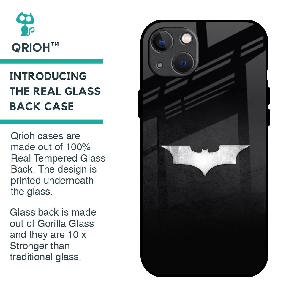 Super Hero Logo Glass Case for iPhone 13