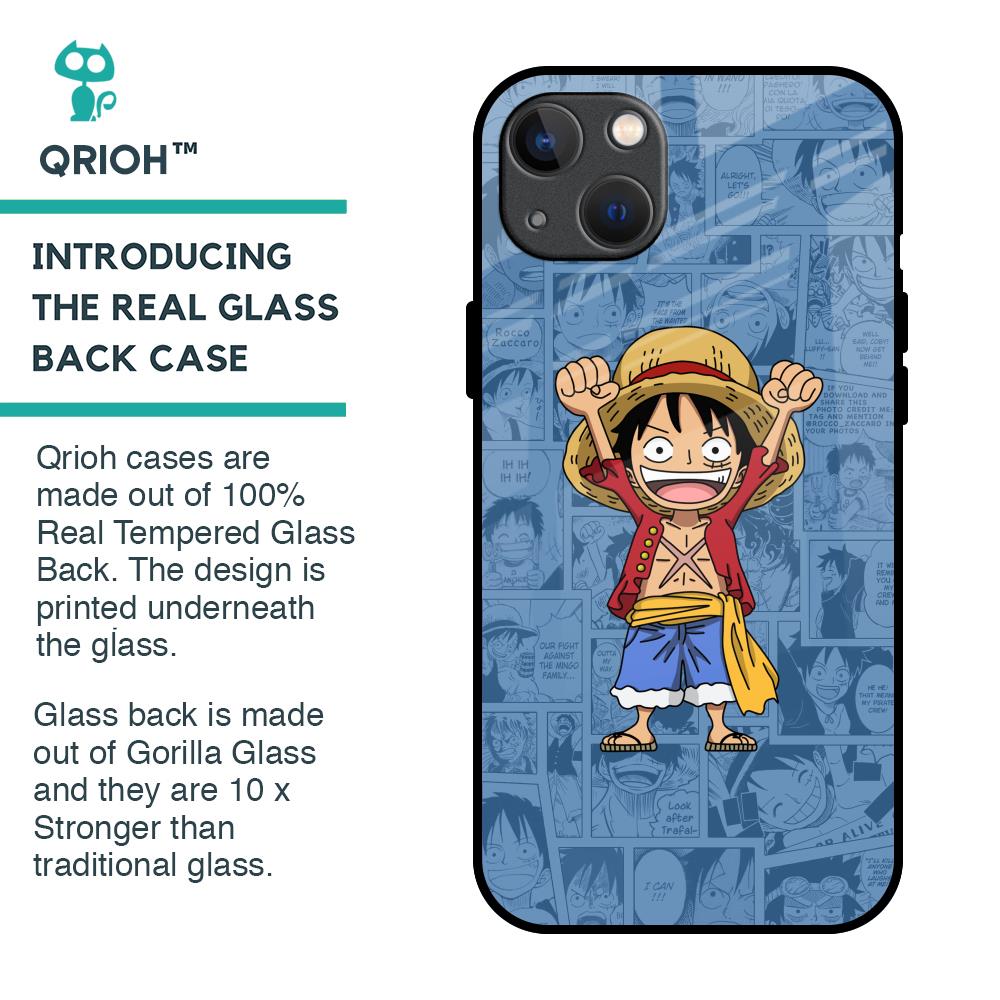 Chubby Anime Glass Case for iPhone 13