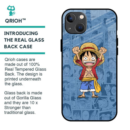 Chubby Anime Glass Case for iPhone 13