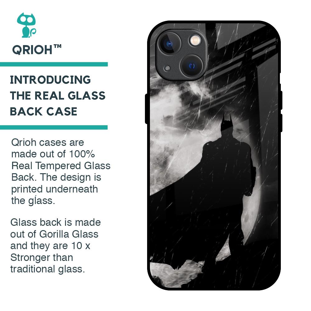 Dark Warrior Hero Glass Case for iPhone 13