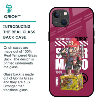 Gangster Hero Glass Case for iPhone 13