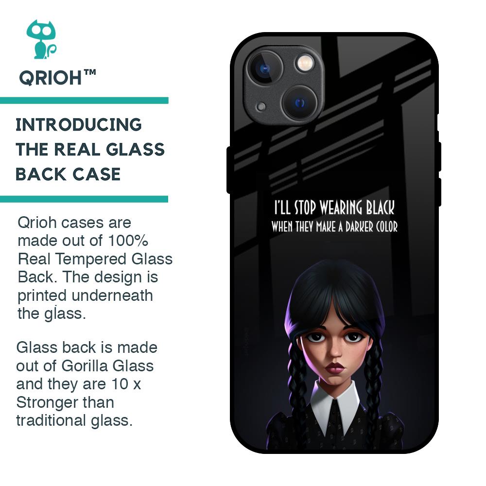 Aesthetic Digital Art Glass Case for iPhone 13
