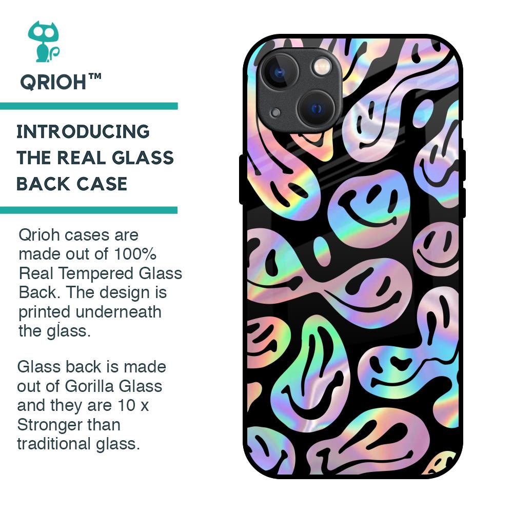 Acid Smile Glass Case for iPhone 13