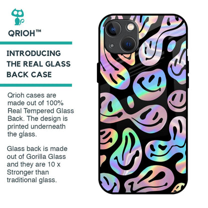 Acid Smile Glass Case for iPhone 13