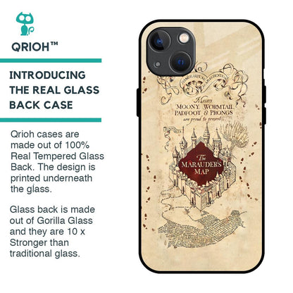 Magical Map Glass Case for iPhone 13