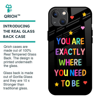 Magical Words Glass Case for iPhone 13