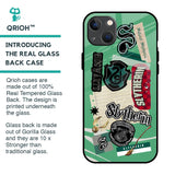 Slytherin Glass Case for iPhone 13