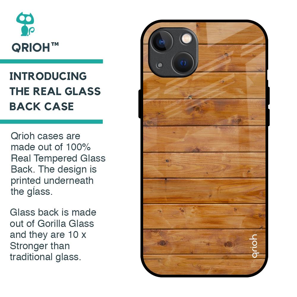 Timberwood Glass Case for iPhone 13