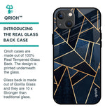 Abstract Tiles Glass Case for iPhone 13