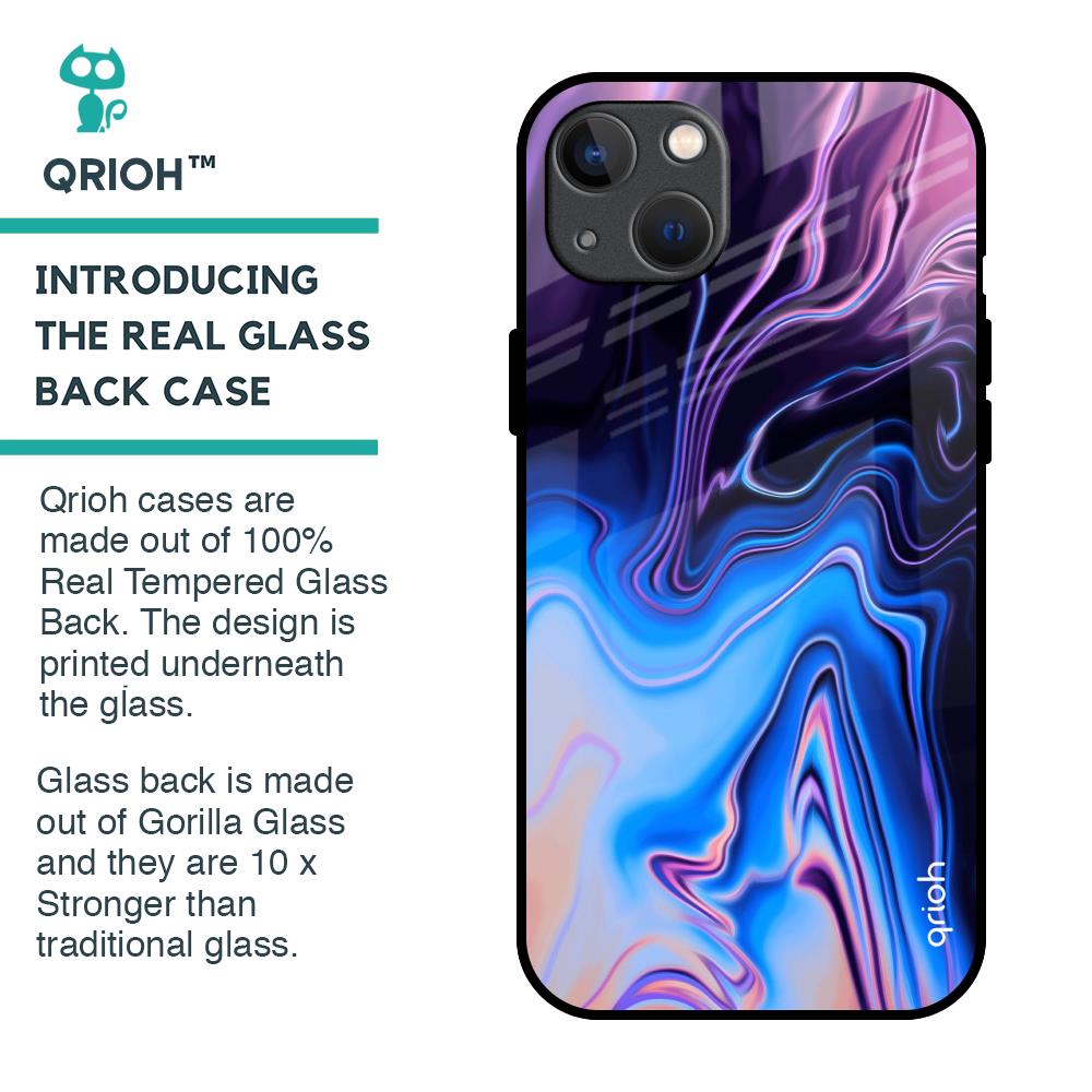 Psychic Texture Glass Case for iPhone 13