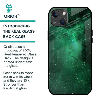 Emerald Firefly Glass Case For iPhone 13
