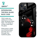 Shadow Character Glass Case for iPhone 13